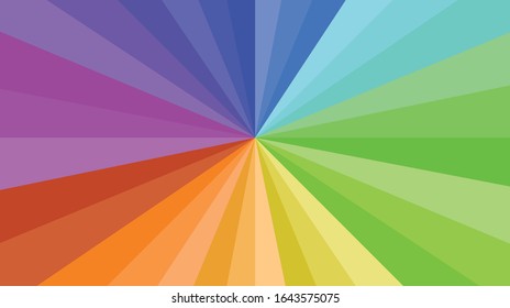 Rainbow Colorful Vector Abstract Background