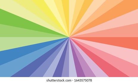 Rainbow Colorful Vector Abstract Background