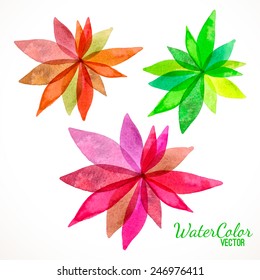 Rainbow colorful watercolor vector background, icon. logo, design template for Corporate, Media, Technology style.