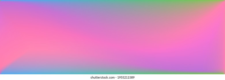 Rainbow Colorful Wavy Gradient Mesh. Ocean Vibrant Blank Blurred Texture Illustration. Multicolor  Color Trendy Background. Natural Vivid Wavy Gradient Mesh. Sea Bright Smooth Surface Backdrop.