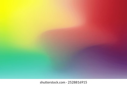 Rainbow colors Abstract blurred gradient mesh background.
