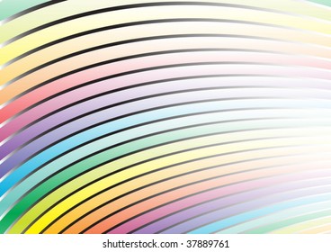 Rainbow colors arranged