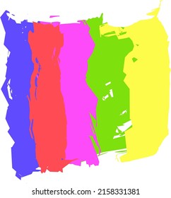 Rainbow colors background design vector