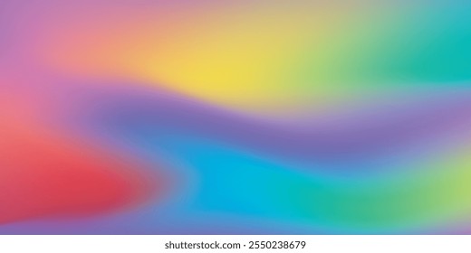 Rainbow colors background. Wallpaper.Colorful gradient mesh background in rainbow colors