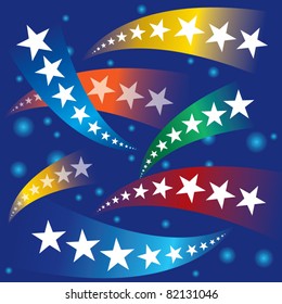 rainbow colors banner