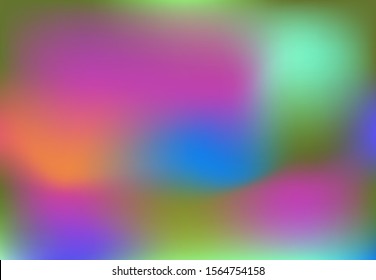 Rainbow colors blur background  Iridescent gradient banner  Wavy bright hologram background  Neon blurred texture  Wavy dynamic polar light shapes  Pink  violet  blue  green  orange gradient wallpaers