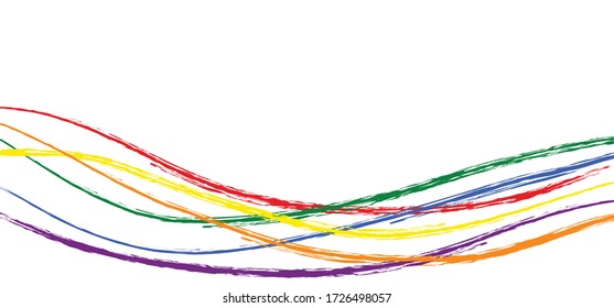 Colores arcoiris. Banner de fondo del vector
