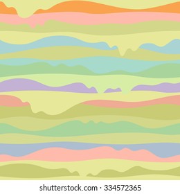 Rainbow colors graffiti striped background with paint strokes, stripes, splashes and geometric lines. Vector seamless pattern
