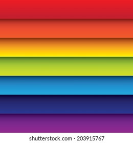 Rainbow colors seamless horizontal background vector