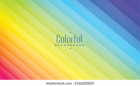 Regenbogenfarben Streifen abstrakter Hintergrund