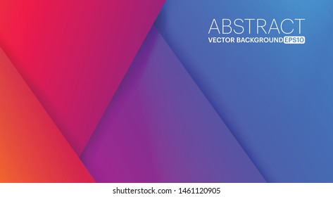 Rainbow colour background vector overlap layer for background design.