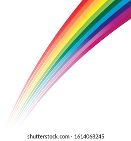 Rainbow concept background. Vector illustration for your business artwork.