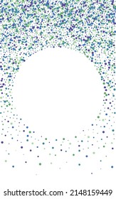 Rainbow Confetti Background White Vector. Round Ribbon Texture. Multicolored Wedding. Colorful Geometric Parade. Circle Celebrate Template.