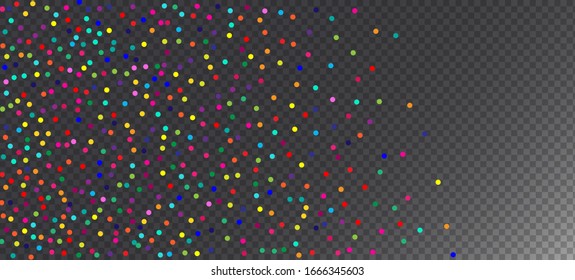 Papel de tapiz del festival Rainbow Confetti. Caer En El Marco De Círculos Brillantes. Carnaval de Garland Moderno. Celebración navideña: Cae el Confetti arcoiris. Navidad, Año Nuevo, Decoración De La Espuma De Cumpleaños.