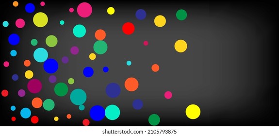 Rainbow Confetti Hipster Vektorhintergrund. Weihnachten, Neujahr, Geburtstagsmagie-Dekoration. Karneval Simple Garland. Feiertage Regenbogen Confetti Falling. Gleam Sequins Frame herunterfallen.