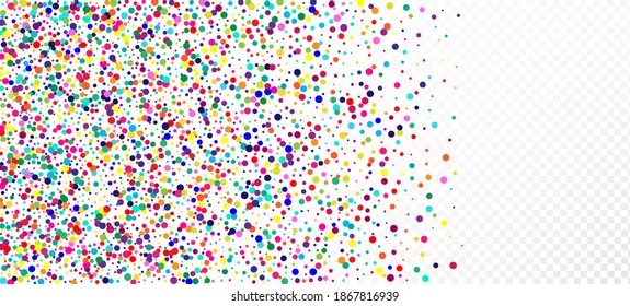 Rainbow Confetti Hipster Vector Wallpaper. Falling Down Gleam Sequins Frame. Holiday Celebration Christmas, New Year, Birthday Magic Decoration. Rainbow Confetti Falling. Carnival Simple Garland.