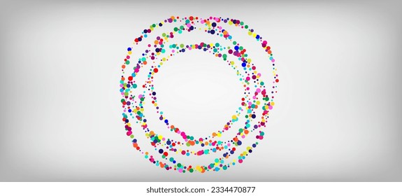 Rainbow Confetti Hipster Vector Wallpaper. Carnival Motion Garland. Falling Down Bright Sequins Frame. Christmas, New Year, Birthday Sparkle Decoration. Rainbow Confetti Falling. Holiday Celebration