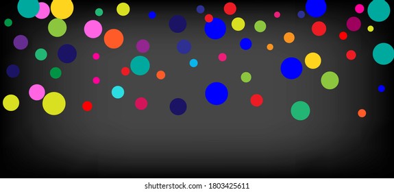 Papel de fondo de pantalla del vector moderno Rainbow Confetti. Caer abajo el marco de las secuencias de brillo. Carnaval de celebración de feriado mínimo Garland. El Confeti Arcoiris Cae. Navidad, Año Nuevo, Decoración De La Espuma De Cumpleaños.