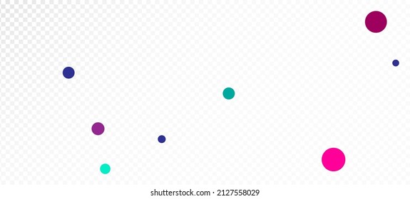 Rainbow Confetti Trendy Vector Wallpaper. Christmas, New Year, Birthday Sparkle Decoration. Holiday Celebration Carnival Simple Garland. Rainbow Confetti Falling. Falling Down Shiny Circles Frame.