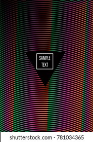 Rainbow Cool Minimal Cover. Wave Journal, Fashion Magasine Vector Template. Funky Neon Corporate Identity. Dynamic Cool Simple Business Minimal Cover. Fluid Blend Rainbow Poster Design.