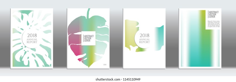 Rainbow cover design mockup. Notebook creative layout. Background for corporate annual report, poster, magazine first page. Minimal leaflet, business flyer. Promotion concept card. A4  abstract art