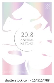 Rainbow cover design mockup. Notebook creative layout. Background for corporate annual report, poster, magazine first page. Minimal leaflet, business flyer. Promotion concept card. A4  abstract art