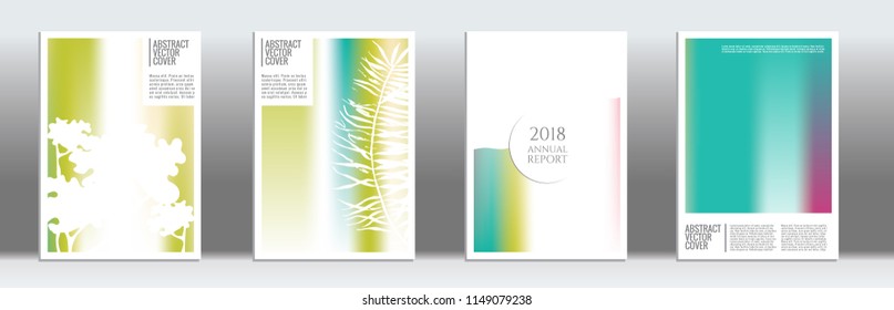 Rainbow cover design mockup. Notebook creative layout. Background for corporate annual report, poster, magazine first page. Minimal leaflet, business flyer. Promotion concept card. A4  abstract art