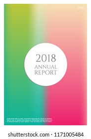 Rainbow cover design mockup. Notebook creative layout. Background for corporate annual report, poster, magazine first page. Minimal leaflet, business flyer. Promotion concept card. A4  abstract art