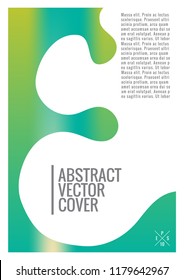 Rainbow cover design mockup. Notebook creative layout. Background for corporate annual report, poster, magazine first page. Minimal leaflet, business flyer. Promotion concept card. A4  abstract art