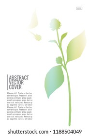 Rainbow cover design mockup. Notebook creative layout. Background for corporate annual report, poster, magazine first page. Minimal leaflet, business flyer. Promotion concept card. A4  abstract art