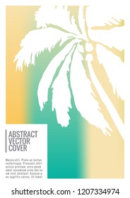 Rainbow cover design mockup. Notebook creative layout. Background for corporate annual report, poster, magazine first page. Minimal leaflet, business flyer. Promotion concept card. A4  abstract art