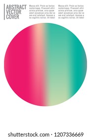 Rainbow cover design mockup. Notebook creative layout. Background for corporate annual report, poster, magazine first page. Minimal leaflet, business flyer. Promotion concept card. A4  abstract art