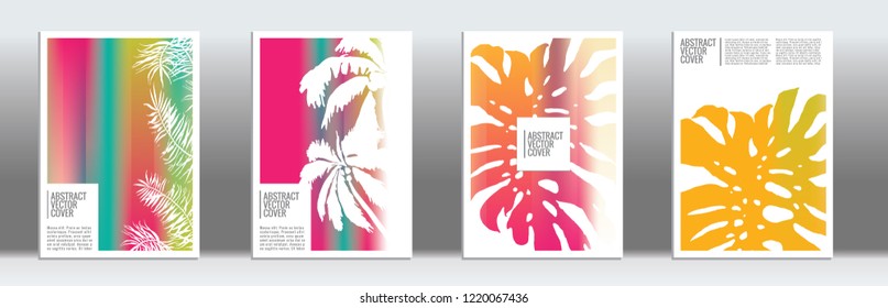 Rainbow cover design mockup. Notebook creative layout. Background for corporate annual report, poster, magazine first page. Minimal leaflet, business flyer. Promotion concept card. A4  abstract art