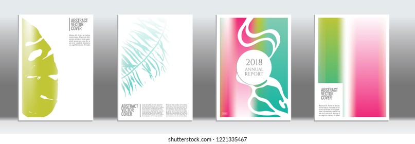 Rainbow cover design mockup. Notebook creative layout. Background for corporate annual report, poster, magazine first page. Minimal leaflet, business flyer. Promotion concept card. A4  abstract art