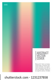 Rainbow cover design mockup. Notebook creative layout. Background for corporate annual report, poster, magazine first page. Minimal leaflet, business flyer. Promotion concept card. A4  abstract art