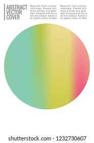 Rainbow cover design mockup. Notebook creative layout. Background for corporate annual report, poster, magazine first page. Minimal leaflet, business flyer. Promotion concept card. A4  abstract art