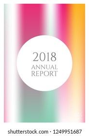 Rainbow cover design mockup. Notebook creative layout. Background for corporate annual report, poster, magazine first page. Minimal leaflet, business flyer. Promotion concept card. A4  abstract art