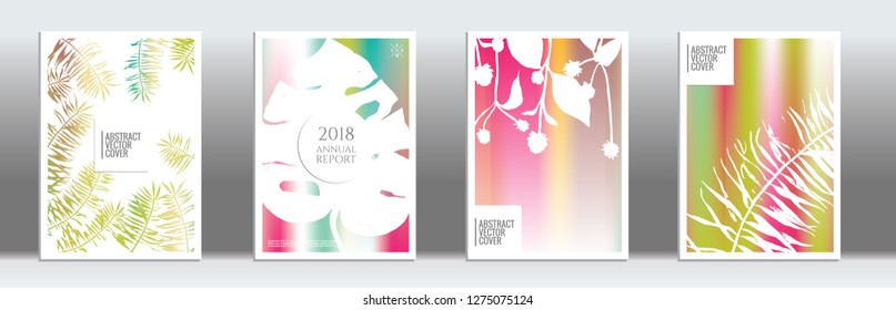 Rainbow cover design mockup. Notebook creative layout. Background for corporate annual report, poster, magazine first page. Minimal leaflet, business flyer. Promotion concept card. A4  abstract art