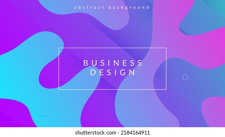 Rainbow Cover. Digital Journal. Color Fluid Shape. Cool Landing Page. Commercial Invitation. Blue Trendy Background. Minimal Banner. Mobile Page. Magenta Rainbow Cover