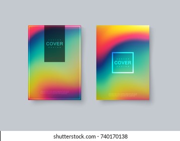 Regenbogendeckeln, Design. Flüssige irisierende Farbmuster. Geschmolzene Flüssigkeiten abstrakter Hintergrund. Vektorillustration. Platzierung, Banner, Broschüren, Flyer, Broschüren für Design.