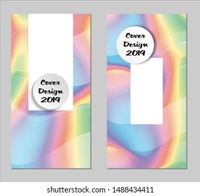 Rainbow Covers with Form. Vertical Covers with Gradients.