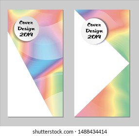 Rainbow Covers with Form. Vertical Covers with Gradients.