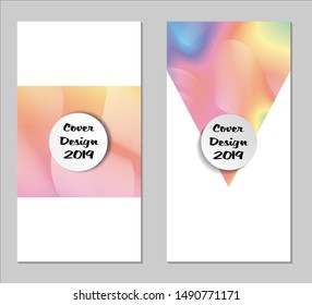 Rainbow Covers with Form. Vertical Covers with Gradients.
