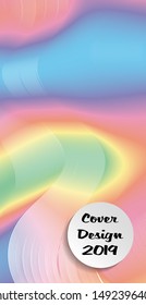 Rainbow Covers with Form. Vertical Covers with Gradients.