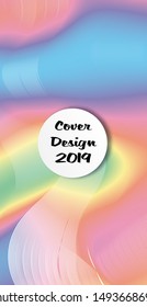 Rainbow Covers with Form. Vertical Covers with Gradients.