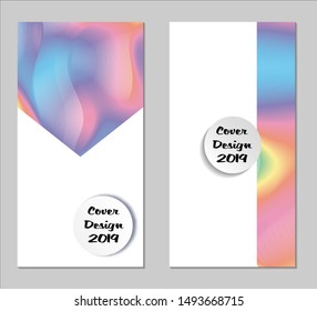 Rainbow Covers with Form. Vertical Covers with Gradients.