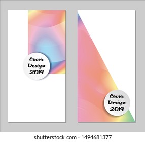 Rainbow Covers with Form. Vertical Covers with Gradients.