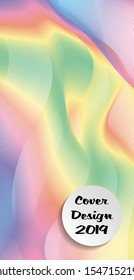 Rainbow Covers with Form. Vertical Covers with Gradients.