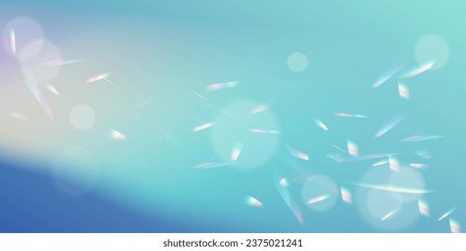 Ilustración vectorial del reflejo de la fuga de luz del arcoiris. Colorido conjunto de lentes. Efecto de reflexión sobre la filtración de cristal irlandés. Luces ópticas de arco iris, resplandor, filtración, superposición de rayas.
