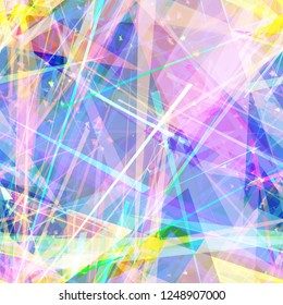 rainbow crystals. Colorful seamless texture. Abstract vector background for web page, banners backdrop, fabric, home decor, wrapping